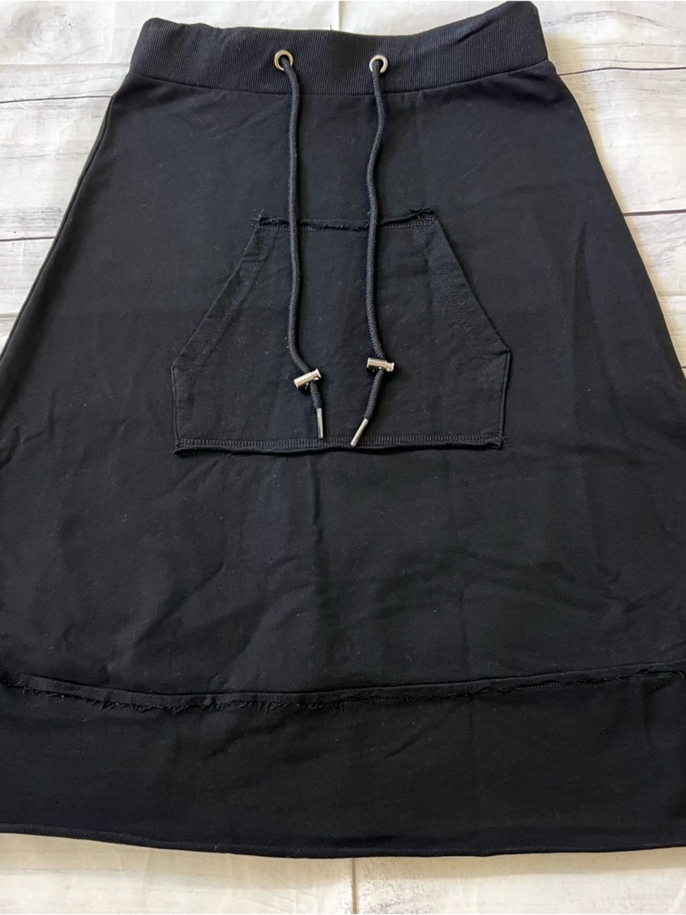 Heart Soul Black Drawstring Pocket Skirt